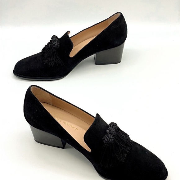 Stuart Weitzman Arky Suede Pointed Toe Pump | jonamega Stuart Weitzman Arky Suede Pointed Toe Pump
